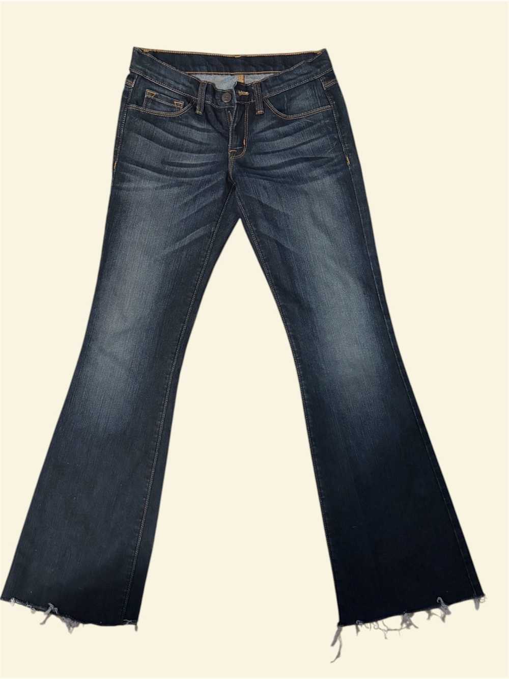 Women’s Dark Wash Flared Jeans - Blue